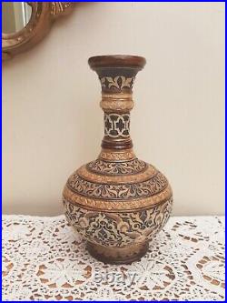 Doulton Lambeth Persian Vase c1885 Jane Hurst Emily Baker