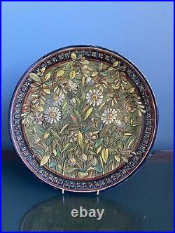Doulton Lambeth Pottery Charger By Mary Capes