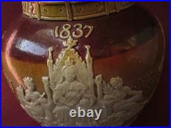 Doulton Lambeth Queen Victoria Golden Jubilee 1837-1887 Empire Jug Annie Shelton