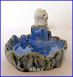 Doulton Lambeth Rare Polar Bear Large Bibelot By Harry Simeone