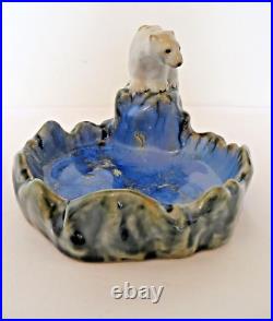 Doulton Lambeth Rare Polar Bear Large Bibelot By Harry Simeone