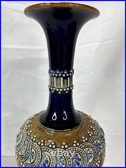 Doulton Lambeth Stoneware Art Nouveau Vase Mint Condition
