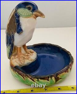 Doulton Lambeth Stoneware Bibelot Kingfisher Dish Harry Simeone Blue Green HTF