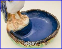 Doulton Lambeth Stoneware Bibelot Kingfisher Dish Harry Simeone Blue Green HTF
