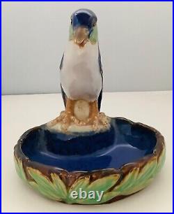 Doulton Lambeth Stoneware Bibelot Kingfisher Dish Harry Simeone Blue Green HTF