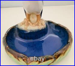 Doulton Lambeth Stoneware Bibelot Kingfisher Dish Harry Simeone Blue Green HTF