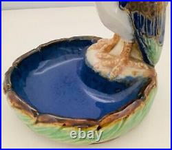 Doulton Lambeth Stoneware Bibelot Kingfisher Dish Harry Simeone Blue Green HTF