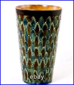 Doulton Lambeth Stoneware Foliate Cup