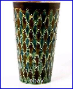 Doulton Lambeth Stoneware Foliate Cup