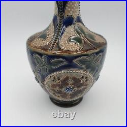 Doulton Lambeth Vase By Elizabeth Fisher c1880