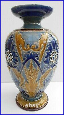 Doulton Lambeth Vase Frank Butler Art Nouveau Design Circa 1883