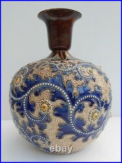 Doulton Lambeth Vase George Tinworth Incised And Moulded Decoration Rare