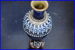 Doulton Lambeth miniature 12.5 cm art nouveau vase perfect condition