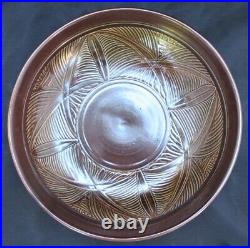 Doulton Lambeth salt glazed stoneware dish by Agnete Hoy, 1952-1956