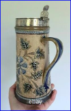 Doulton artware jug c. 1880's