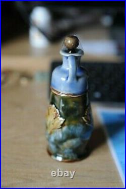 Doulton stoneware 1890's 12 cm vinegar bottle