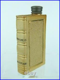 Fine & Rare Doulton Lambeth Fake Book Spirit Flask- Shakespeare, As You Like It