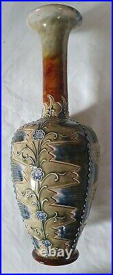 Frank Butler Doulton Lambeth Vase, Art Nouveau / Arts & Crafts Style, Circa 1890