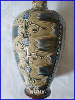 Frank Butler Doulton Lambeth Vase, Art Nouveau-arts & Crafts Style, Circa 1890
