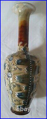 Frank Butler Doulton Lambeth Vase, Art Nouveau-arts & Crafts Style, Circa 1890