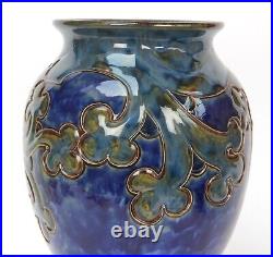 Large Doulton Lambeth Mark V Marshall Art Nouveau Pottery Vase