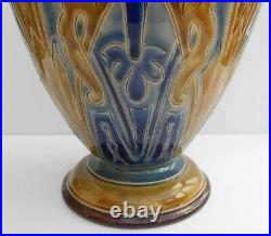 Large Doulton Lambeth Vase Frank Butler Art Nouveau Design Circa 1883