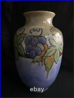 Large Royal Doulton Lambeth Vase C1923 35 CM Tall