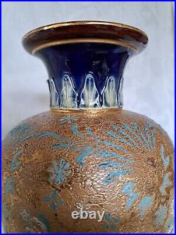 Lovely antique Doulton Lambeth stoneware vase Perfect