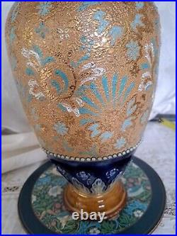 Lovely antique Doulton Lambeth stoneware vase Perfect