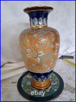 Lovely antique Doulton Lambeth stoneware vase Perfect