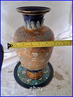 Lovely antique Doulton Lambeth stoneware vase Perfect