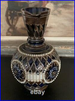 Lovely circa 1900s Art Nouveau Doulton Lambeth Ewer Jug / Vase
