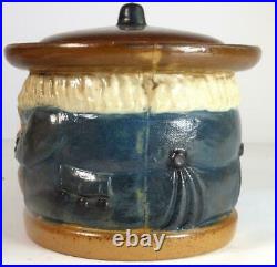 M076 Antique Royal Doulton Best Is Not Too Good Tobacco Jar Harry Simeon