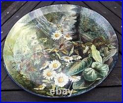 MARY CAPES for DOULTON LAMBETH LARGE AESTHETIC PERIOD DAISIES FLORAL CHARGER