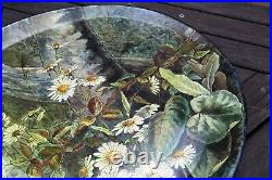 MARY CAPES for DOULTON LAMBETH LARGE AESTHETIC PERIOD DAISIES FLORAL CHARGER