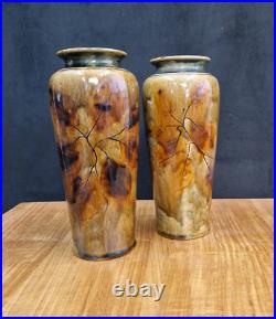 Original Royal Doulton Vases called Autumn Leaf made in the 1920s