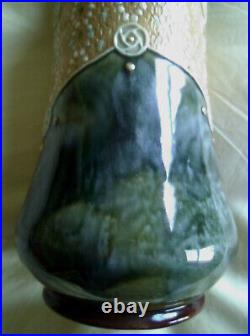 RARE Antique Royal Doulton Lambeth vases signed Florrie Jones EXCELLENT