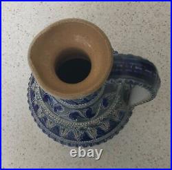 RARE DOULTON LAMBETH EWER made 1877 by ROSINA BROWN