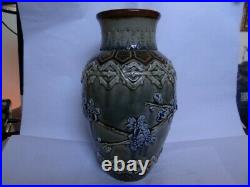 Rare Antique Doulton Lambeth Asian Motif Japanese Sakura Vase Emily M. R. Welch