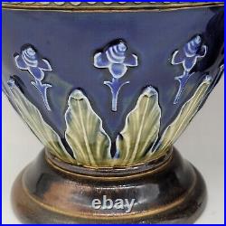 Rare Pair of Doulton Lambeth Vases by Emily Partington c. 1895