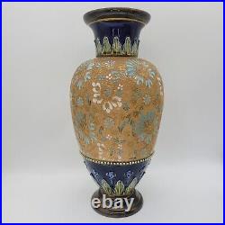 Rare Pair of Doulton Lambeth Vases by Emily Partington c. 1895