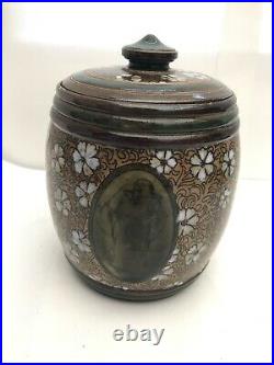 Rare Royal Doulton Stoneware Tobacco Jar
