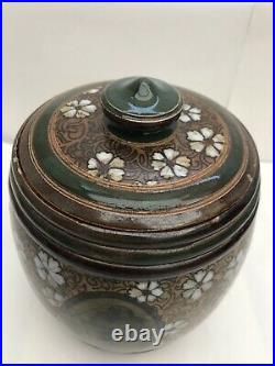 Rare Royal Doulton Stoneware Tobacco Jar