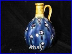 Royal Doulton Art Nouveau Unusual Flagon / Jug 7 1/4