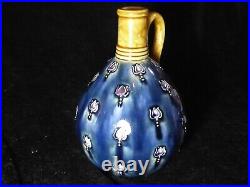 Royal Doulton Art Nouveau Unusual Flagon / Jug 7 1/4