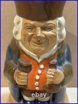 Royal Doulton Lambeth 8572 Toby Jug The Standing Man 8.75