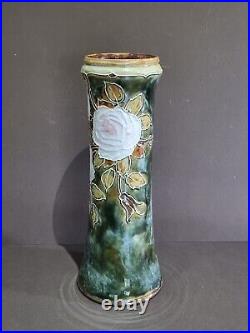 Royal Doulton Lambeth Art Nouveau Vase signed Ethel Beard C1910 Height 33 cm