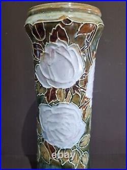 Royal Doulton Lambeth Art Nouveau Vase signed Ethel Beard C1910 Height 33 cm