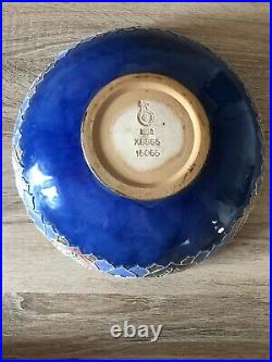 Royal Doulton Lambeth Persian Style Bowl Mega Rare Signed JH