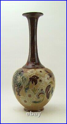 Royal Doulton Lambeth Slater's Tall Vase E. Tosen